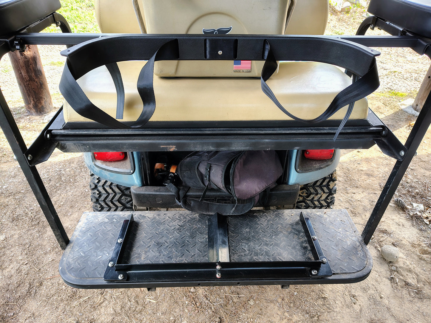 golf cart bag bottom holder