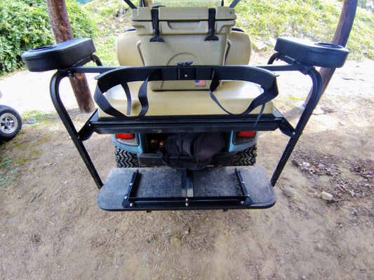 Golf cart bag bottom holder