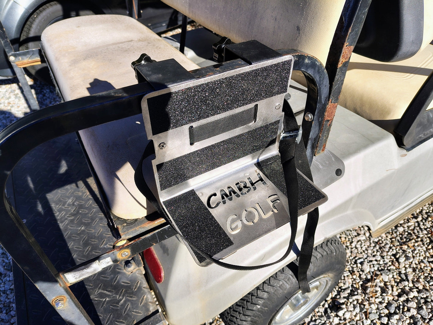 golf cart cooler holder 1