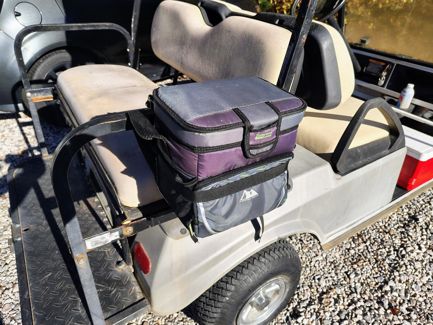 golf cart cooler holder 5